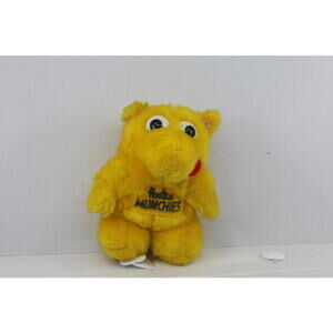 Vintage Small Hostess Munchies Yellow Plush Toy 5" tALL
